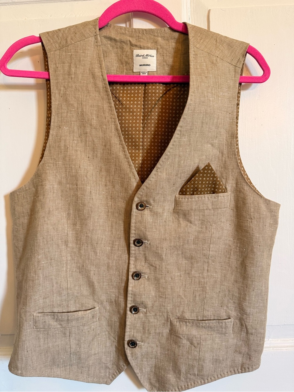 Baird McNurt Murano Linen Vest